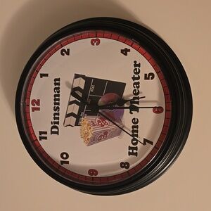 Home Theater Wall Clock
